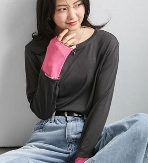 RANAN（ラナン）の「レイヤードスリーブロンＴＥＥ（カットソー）」｜詳細画像