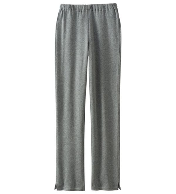 LAVIENNE（ラヴィエンヌ）の「綿１００％着回し自在パンツ（クロップドパンツ）」｜グレー