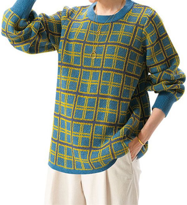 ルフラン（ルフラン）の「【３色組】ふわりジャカードニットチュニック（チュニック）」｜詳細画像