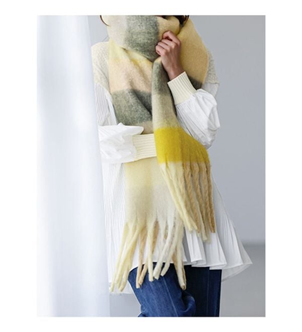 RANAN（ラナン）の「ニットドッキングプリーツブラウス（ブラウス）」｜詳細画像