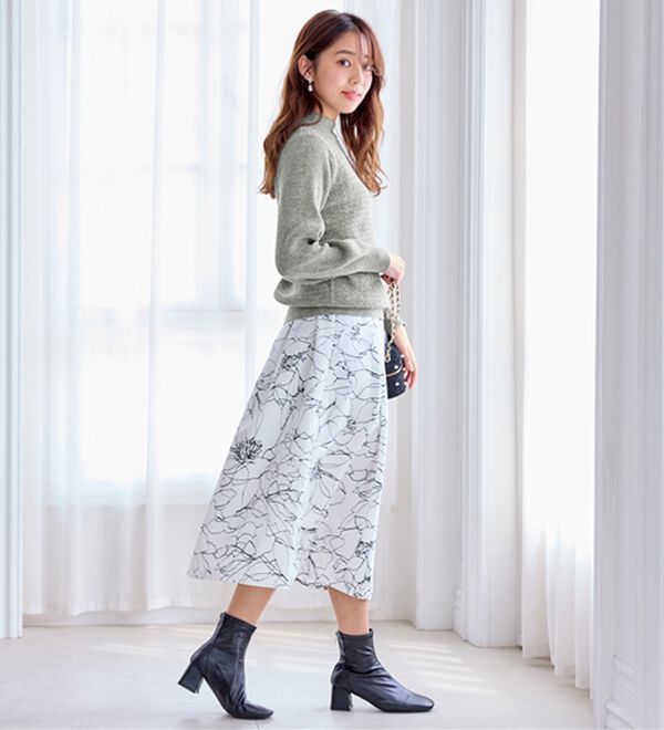 alotta（アロッタ）の「洗える！カシミヤタッチミニケーブルニット（ニット・セーター）」｜詳細画像