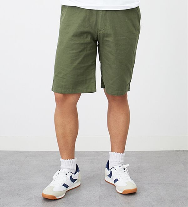 「綿ツイルシャーリングショートパンツ（メンズハーフパンツ）」｜詳細画像