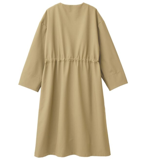 RANAN（ラナン）の「２つの機能付！ロング丈ノーカラーコート（ロングコート）」｜詳細画像