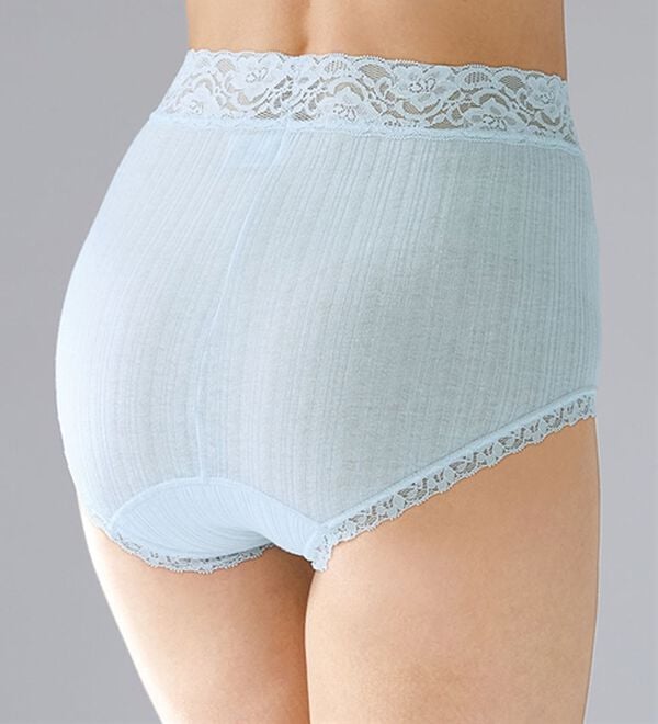 「【１０色組】綿１００％抗菌防臭リブショーツ（ショーツ）」｜詳細画像