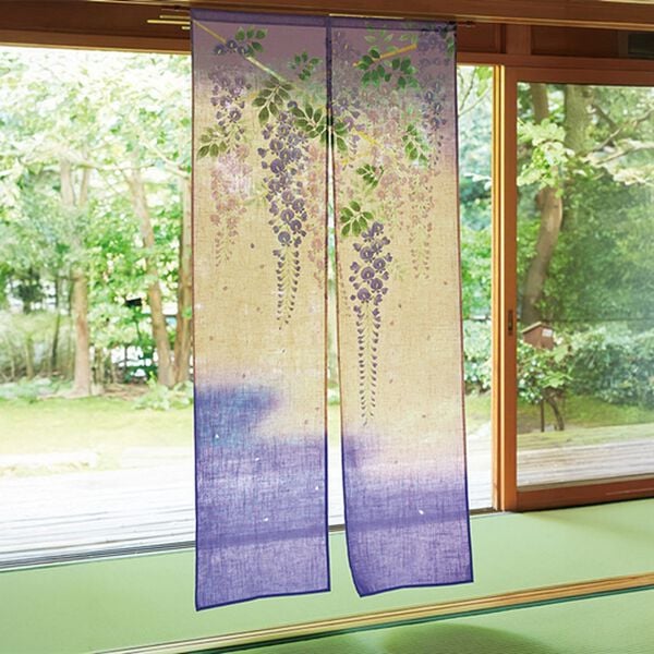 「風水春の開運暖簾（のれん・間仕切り・カフェカーテン）」｜詳細画像