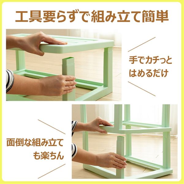 「キャスター付ワイドチェスト４段＜収納ケース・収納ボックス・タンス・プラスチックケース・衣類収納・大容量・日本製＞（衣装ケース・衣類収納ケース）」｜詳細画像