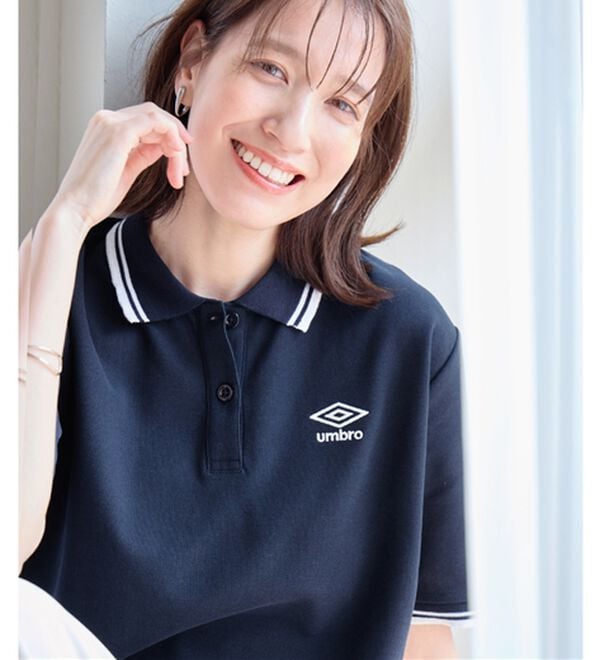 alotta（アロッタ）の「【アンブロ】　配色デザインポロシャツ（ポロシャツ）」｜詳細画像