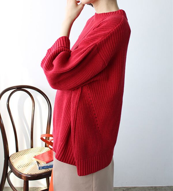 GeeRA（ジーラ）の「ハーフスリーブ着回しニット（ニット・セーター）」｜詳細画像