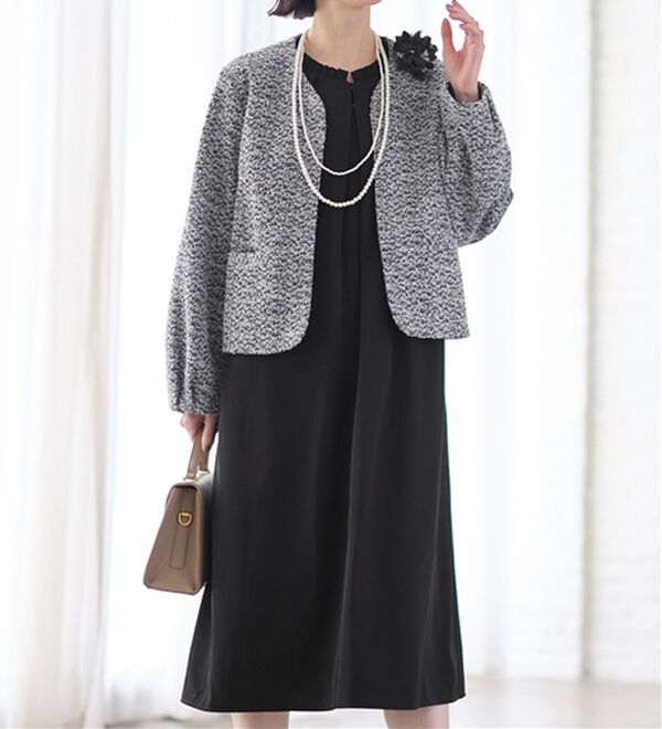 Viola e Viola（ヴィオラ エ ヴィオラ）の「【４点セット】入卒お任せ！２ジャケットワンピーススーツ（その他スーツ）」｜詳細画像