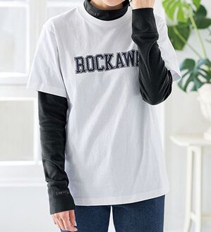 BELLUNA（ベルーナ）の「インナーにも！あったか裏起毛プルオーバー（カットソー）」｜チャコール