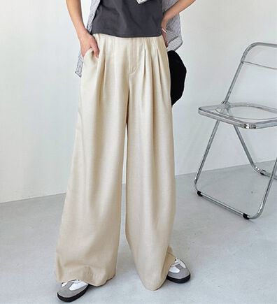 GeeRA（ジーラ）の「３タックワイドパンツ（フルレングスパンツ）」