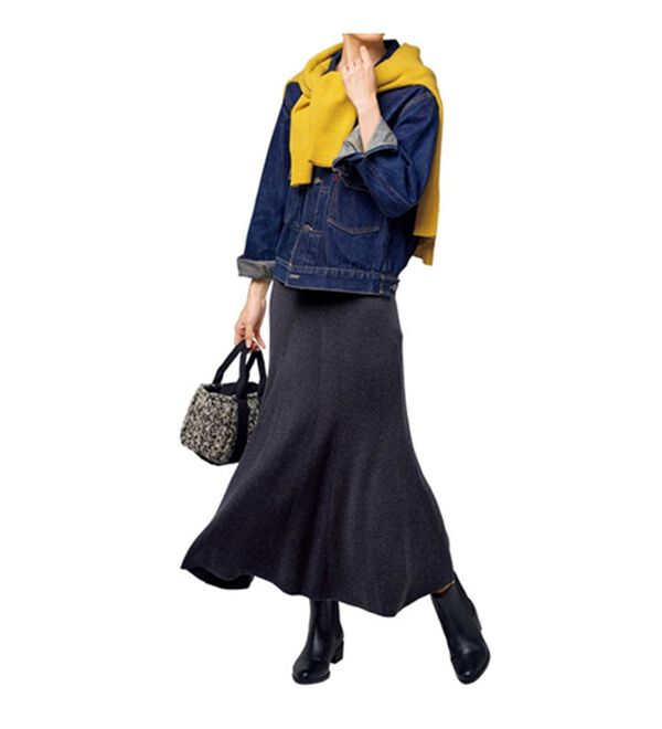 VINNO（ヴィノ）の「総針ゆるニットカーディガン（ニットカーディガン）」｜詳細画像