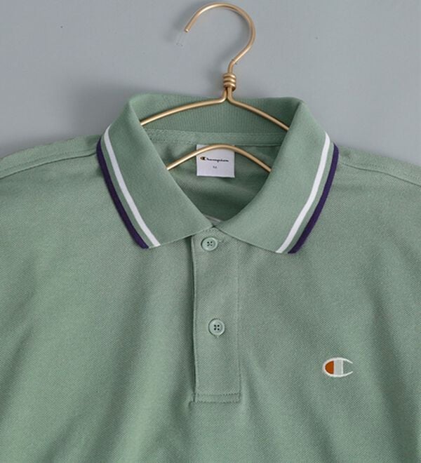 「＜チャンピオン＞鹿の子デザインポロシャツ（メンズポロシャツ）」｜詳細画像