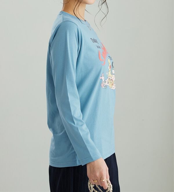 BELLUNA（ベルーナ）の「＜Ｄｉｓｎｅｙ>【プー】発砲プリント長袖Tシャツ（カットソー）」｜詳細画像