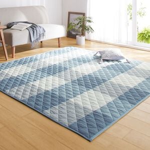 「洗える綿１００％しじらキルトカーペット（カーペット）」｜詳細画像