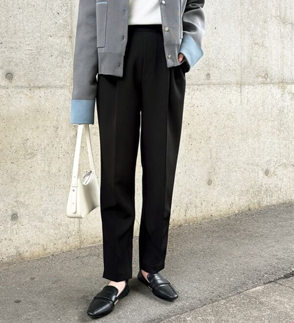 GeeRA（ジーラ）の「美脚きれい魅せ！テーパードパンツ（フルレングスパンツ）」｜詳細画像