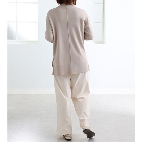 BELLUNA（ベルーナ）の「袖スリットデザインニットプルオーバー（ニット・セーター）」｜詳細画像