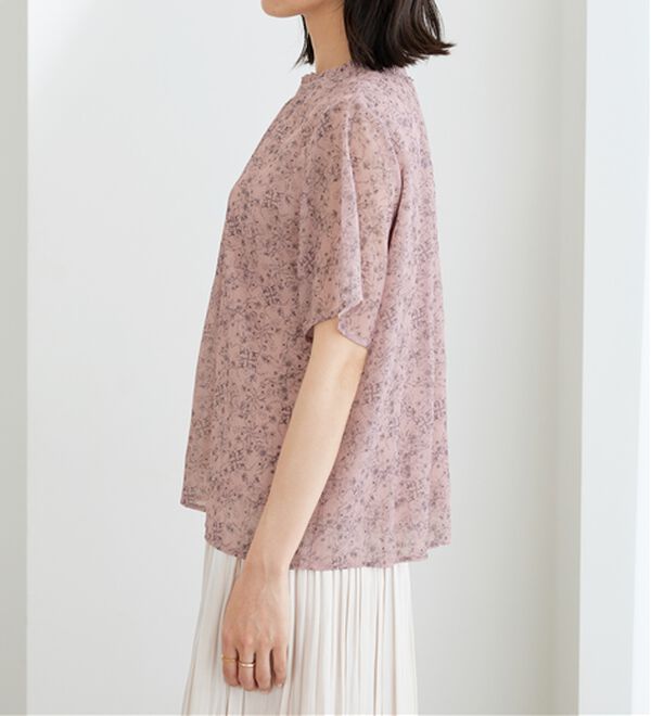 BELLUNA（ベルーナ）の「〈日比谷花壇〉フリル衿シフォンブラウス（ブラウス）」｜詳細画像