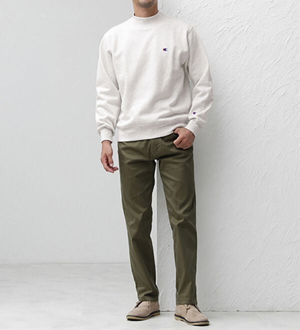 「＜チャンピオン＞モックネック裏起毛トレーナー（メンズトレーナー）」｜詳細画像