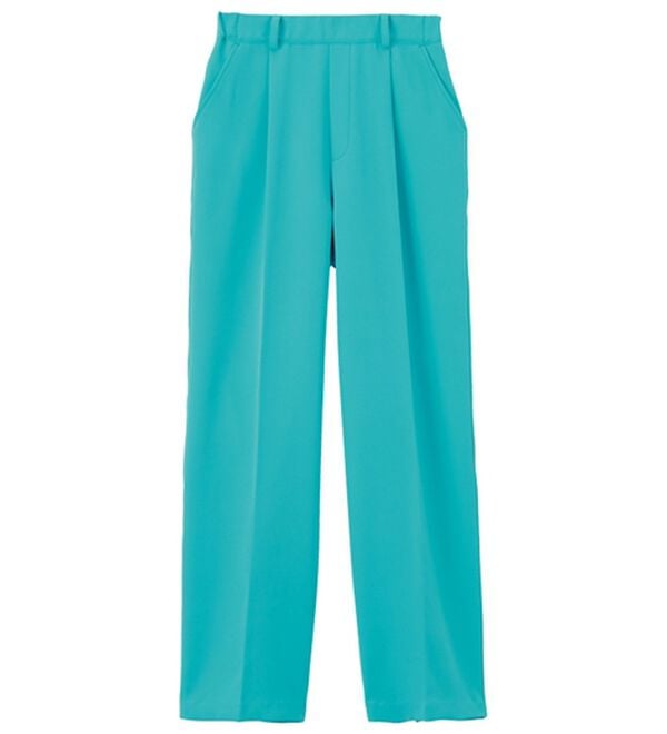 RANAN（ラナン）の「【選べる２丈】機能付！美脚シルエットセンタープレスワイドパンツ（フルレングスパンツ）」｜詳細画像