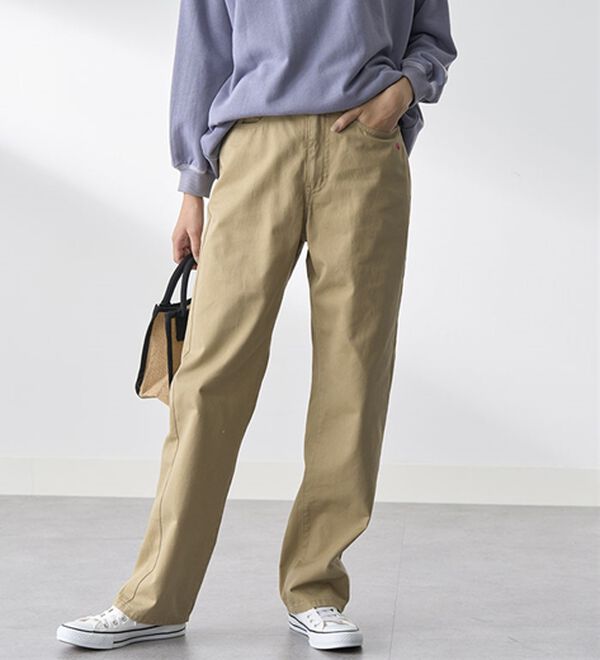 BELLUNA（ベルーナ）の「【ＰＯＬＯ　ＢＣＳ】綿チノパンツ（フルレングスパンツ）」｜詳細画像