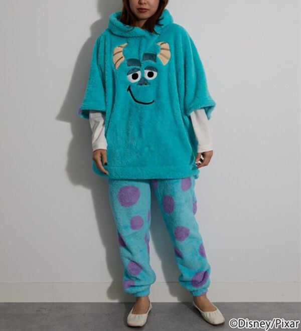 BELLUNA（ベルーナ）の「＜Ｄｉｓｎｅｙ＞【モンスターズ・インク（サリー）】両面ボアパンツ（※ポンチョ別売り）（その他パンツ）」｜詳細画像