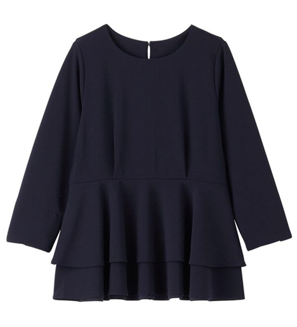 GeeRA（ジーラ）の「【2点セット】ペプラムティアードブラウスセットアップ（その他スーツ）」｜詳細画像