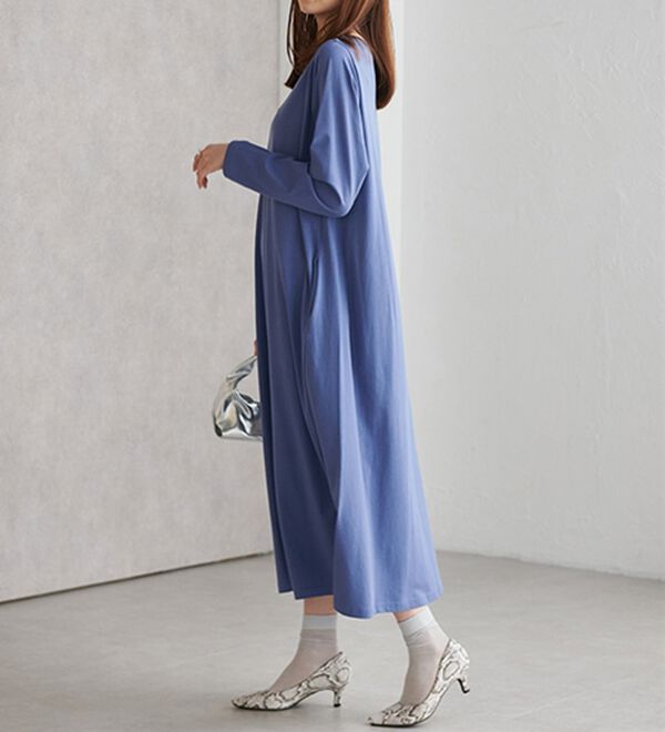 RANAN（ラナン）の「【選べる２丈】＜ＢＣ＞ポケット付マキシワンピース（その他ワンピース）」｜詳細画像