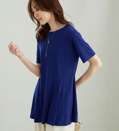 BELLUNA（ベルーナ）の「冷感フレアーシルエットプリントチュニック（チュニック）」