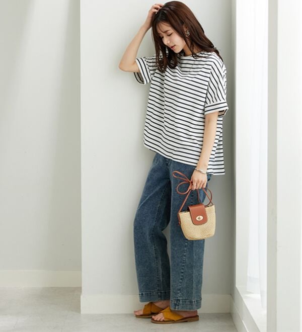 BELLUNA（ベルーナ）の「ヒンヤリ実感！大人顔サマ見えゆったりＴシャツ（Tシャツ）」｜詳細画像