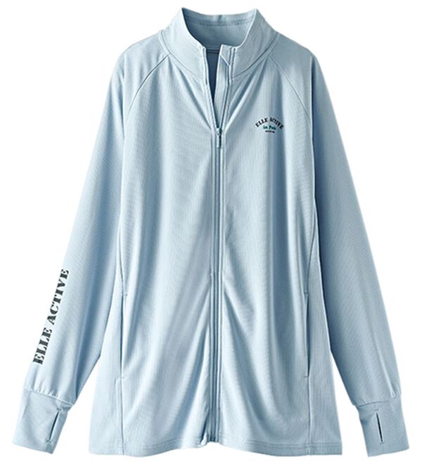 BELLUNA（ベルーナ）の「＜ＥＬＬＥ　Ａｃｔｉｖｅ＞気化冷却ラッシュガードジャケット（その他ジャケット）」｜詳細画像