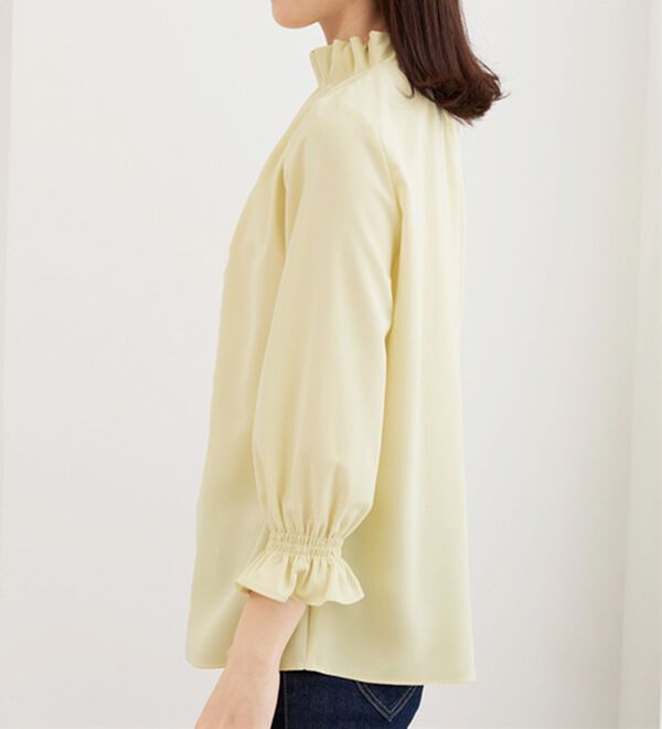 BELLUNA（ベルーナ）の「着脱楽々！タックデザインブラウス（ブラウス）」｜詳細画像