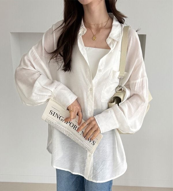 GeeRA（ジーラ）の「アソート柄オーバーサイズシャツ（シャツ）」｜詳細画像