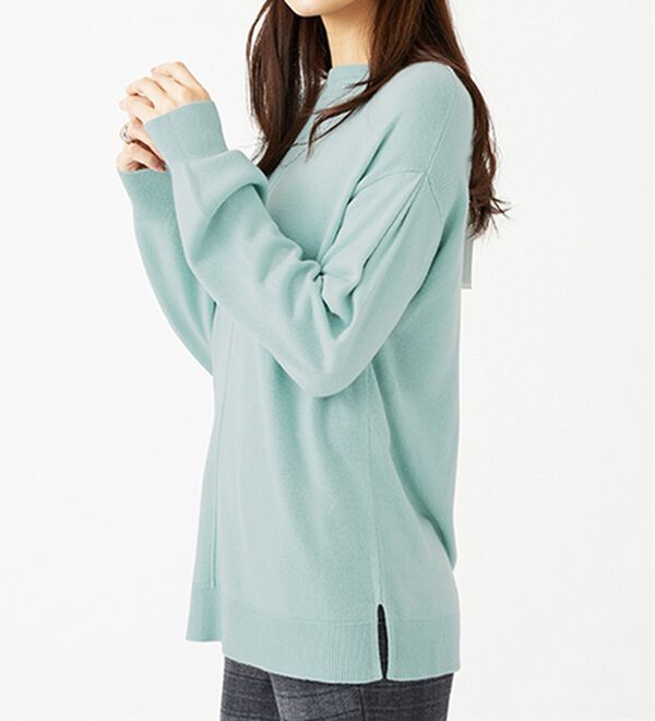 BELLUNA（ベルーナ）の「ふんわりカシミヤタッチニットプルオーバー（ニット・セーター）」｜詳細画像