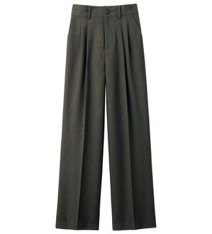 ルフラン（ルフラン）の「こ綺麗こなれたパンツ（フルレングスパンツ）」｜杢ブラウン