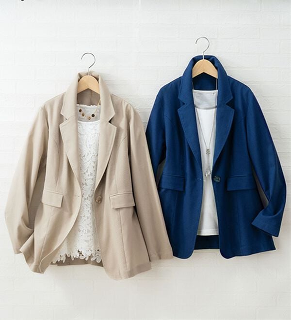 ルフラン（ルフラン）の「きちんと見えする麻入りジャケット（その他ジャケット）」｜詳細画像