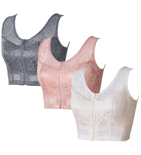 LAVIENNE（ラヴィエンヌ）の「【３色組】グラマーさんの脇スッキリサポートブラ（ブラジャー）」｜3色組