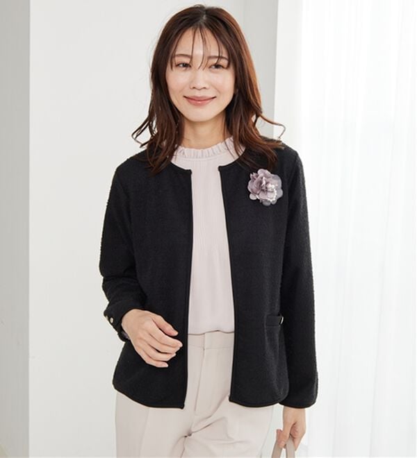 BELLUNA（ベルーナ）の「＜Ｃ／Ｓ＞ツイード調ジャケット（その他ジャケット）」｜詳細画像