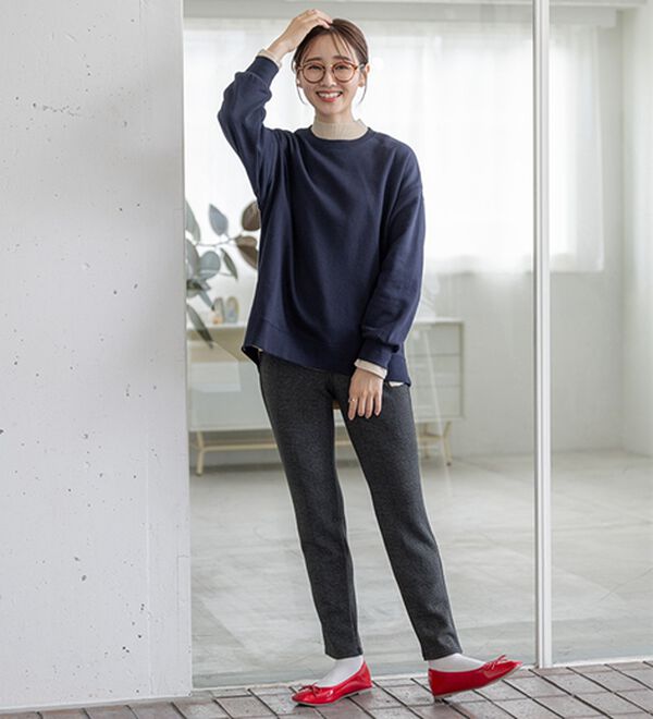 BELLUNA（ベルーナ）の「もちもちニットゆったり快適チュニック（チュニック）」｜詳細画像