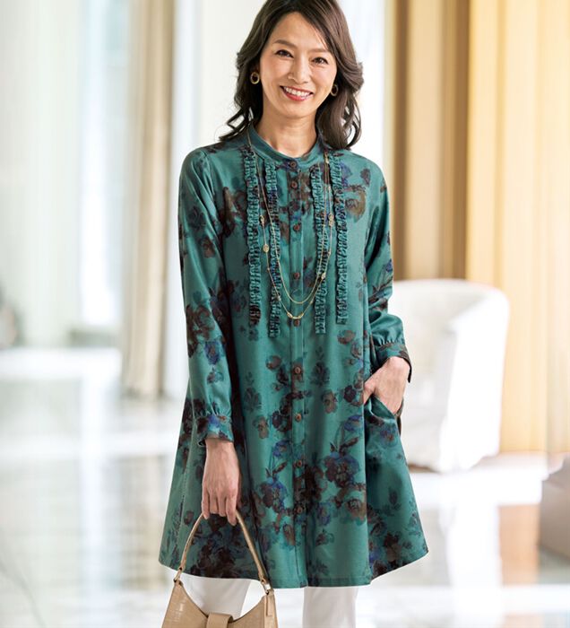 マカナナキャシー Makana na Kathy 花柄チュニックサイズ1 Makana na