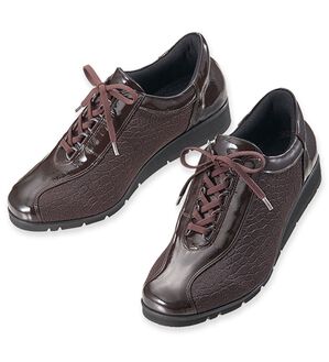 ルフラン（ルフラン）の「時見さんのスッと履ける５Ｅトラベルウォーキング（スニーカー）」｜ダークブラウン