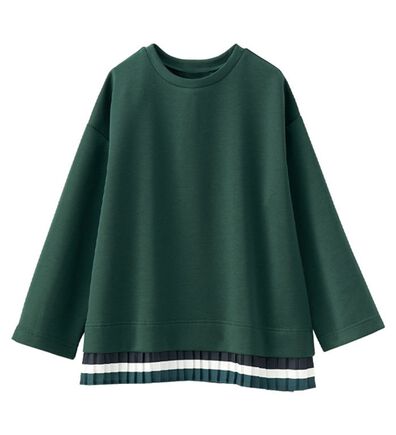 BELLUNA（ベルーナ）の「【Ｌａｇｒｉｌｕａ】裾プリーツデザインプルオーバー（カットソー）」