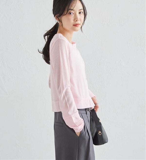 RANAN（ラナン）の「シアーリブカーディガン（その他カーディガン）」｜詳細画像