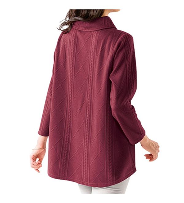 ルフラン（ルフラン）の「【２色組】ケーブル切替チュニック（チュニック）」｜詳細画像