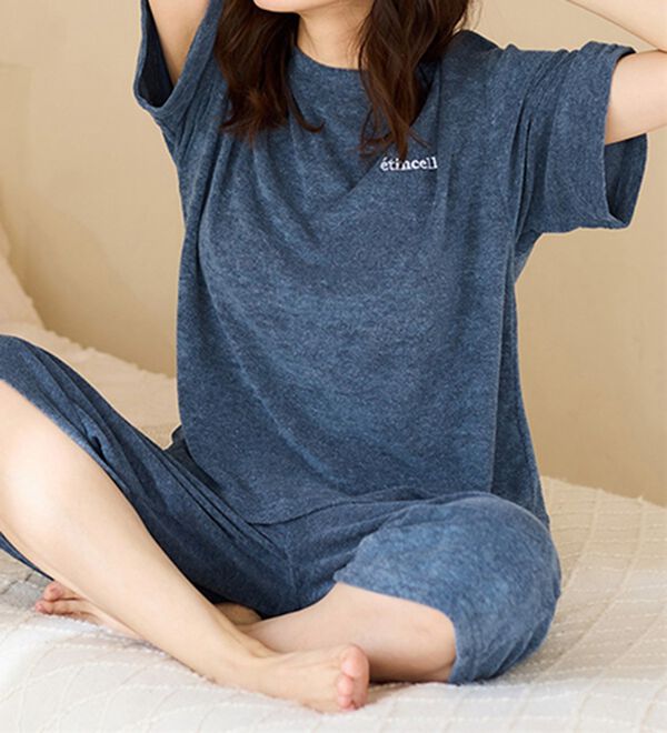 LAVIENNE（ラヴィエンヌ）の「【着るタオル】サラッと気持ちいい！パイルパジャマ（パジャマ・ルームウェア）」｜詳細画像