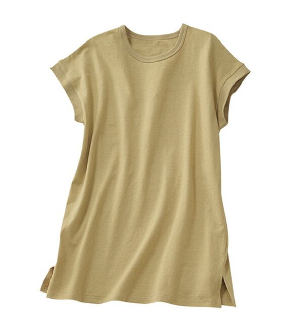 LAVIENNE（ラヴィエンヌ）の「大人世代のキレイに着こなすＴシャツ（Tシャツ）」｜マスタード