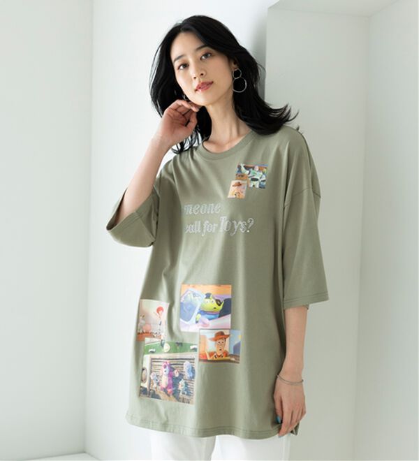 「＜Ｄｉｓｎｅｙ＞ディズニー映画ＰＨＯＴＯ風Ｔシャツ（チュニック）」｜詳細画像