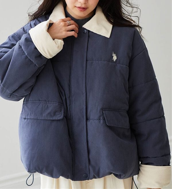 RANAN（ラナン）の「＜U.S.POLO ASSN.＞ワークデザイン中綿ブルゾン（ブルゾン）」｜詳細画像