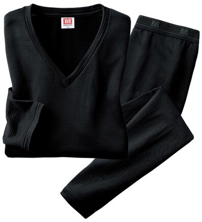 「＜ＢＶＤ＞瞬暖（Ｒ）グリッドテック上下組（メンズ肌着・インナーウェア）」