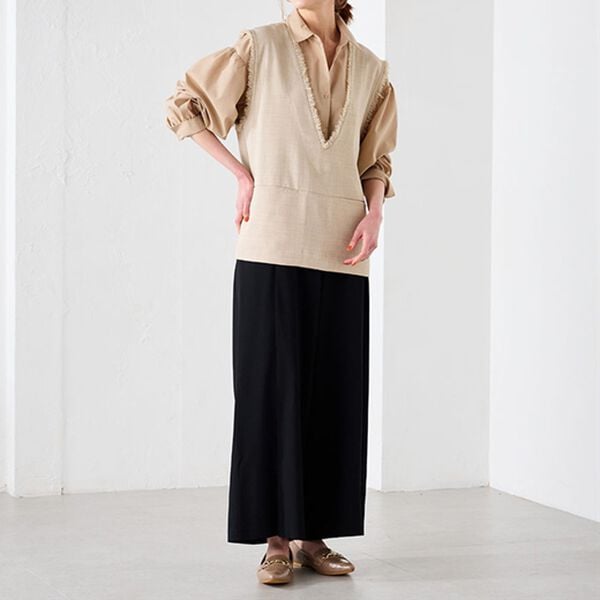 RANAN（ラナン）の「ロングスリットパンツ（フルレングスパンツ）」｜詳細画像